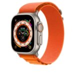 Apple Watch Band – Alpine Loop (49mm) – Orange – Small