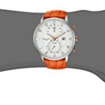 Kenneth Cole New York Women’s Japanese Quartz Stainless Steel Case Genuine Leather Strap Orange,(Model:KC2710)