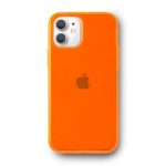 FELONY CASE – iPhone 11 Neon Orange Clear Protective Case, TPU and Polycarbonate Shock-Absorbing Bright Cover – Crack Proof with a Gloss Finish – Full iPhone Protection