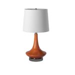 Collective Design 720354119707 Table Lamp, Overall Dimensions are: 14″ W x 14″ D x 25.5″ H, Orange