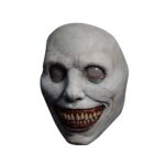 Creepy Halloween Mask – Horror Smiling Demons, Evil Cosplay Scary Halloween Costume Party Props The Evil Cosplay Props (A) Grey