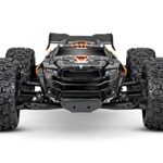 Traxxas Sledge® 1/8 Scale 4WD Off-Road Truck. Fully Assembled, Ready-to-Race®, with TQI™ 2.4GHZ Radio System, VXL-6S™ BRUSHLESS Power System, and PROGRAPHIX® Clipless Body – Orange