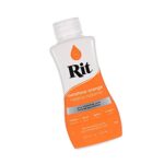 Rit Dye Liquid – Wide Selection of Colors – 8 Oz. (Sunshine Orange)