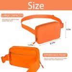 Belt bag Fanny pack crossbody bags for women Everywhere belt bag (Orange)