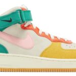 Nike Mens Air Force 1 DR0158 100 Vivid Sulfur and Rush Orange – Size 10