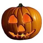 Michael Myers Halloween 2 Movie Decor Light Up Jack O Lantern Haunted Pumpkin