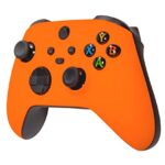 Xbox One Series X S Custom Soft Touch Controller – Soft Touch Feel, Added Grip, Neon Orange Color – Compatible with Xbox One, Series X, Series S