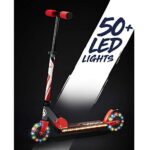 VIRO Rides VR 200 Glow-Rider Kick Scooter with Over 50 LED Lights Built Into The Deck, Multicolor