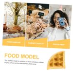 PLAFOPE Waffle Mold Simulated Food Simulated Waffles Model Food Model Props Pastry Orange Pu Artificial Waffles Simulated Waffles Realistic Food Model Simulated Food Model