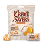 Creme Savers Orange and Creme Hard Candy | The Taste of Fresh Orange Swirled in Rich Cream | The Original Classic Creme Savers Brought To You By Iconic Candy | 3oz Bag