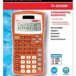 Texas Instruments TI-30X IIS 2-Line Scientific Calculator, Orange