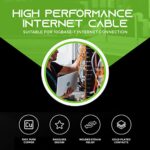 GearIT Cat 6 Ethernet Cable 1 ft (20-Pack) – Cat6 Patch Cable, Cat 6 Patch Cable, Cat6 Cable, Cat 6 Cable, Cat6 Ethernet Cable, Network Cable, Internet Cable – Orange 1 Foot