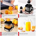 Electric Citrus Juicer 1.2L Large Volume, Orange Juicer with Powerful Motor and LED Working Lamp, Electric Lemon Squeezer for Orange Lemon Lime Grapefruit by LUUKMONDE