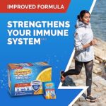 Emergen-C Immune+ 1000mg Vitamin C Powder, with Vitamin D, Zinc, Antioxidants and Electrolytes for Immunity, Immune Support Dietary Supplement, Super Orange Flavor – 30 Count/1 Month Supply