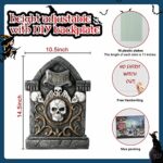 6PCS Halloween Outdoor Decorations Tombstones Yard Signs Decor with Stakes, HD Printed Outdoor Halloween Lawn Yard Decorations Props For Home, Indoor Nightmare Before Halloween Decorations Clearance