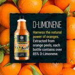 Calyptus Orange Oil Concentrate | Dilutes to 16 Gallons | 85% D-Limonene Concentrated Oil | Citrus Power | Cold Pressed Orange Oil | USA Made | 1 Quart (32 Fl Oz)
