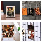 EDUS Halloween Wall Decor, Halloween Posters Wall Art Decor, 54pcs (4×6 inch), Aesthetic Halloween Pictures Wall Decor for Teen Girls, Halloween Collage Kit, Witchy Room Decor