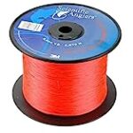 SA Fly Line Backing, Dacron, 20 lb Test, Orange – 100, 150, 200, 250, 300, 400, 600 up to 5000 yds (1500 yds) (200 yds)