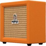 Orange Amps Crush Mini 3W Guitar Combo Amplifier Bundle w/ AC Power Adapter, Battery & Liquid Audio Polishing Cloth (4 Items)