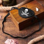 Pirate Eye Patch Skull Crossbone Eye Patch Eye Mask for Halloween Décor