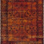 SAFAVIEH Vintage Hamadan Collection 8′ x 10′ Orange VTH216C Oriental Traditional Persian Non-Shedding Living Room Bedroom Dining Home Office Area Rug