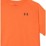 Under Armour Boys’ Standard Tech 2.0 Short-Sleeve T-Shirt, (866) Orange Blast / / Black, Youth Large