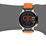 Tissot Men’s T0484172705704 T-Race Two-Tone Stainless Steel Watch with Orange Rubber Band