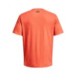 Under Armour mens Sportstyle Left Chest Short-Sleeve T-Shirt , (848) Frosted Orange / Black / Black , X-Large