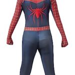 Superhero Jumpsuit Spandex Bodysuit Boys Halloween Cosplay Costumes Red XS