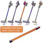 GYLBF Quick Release Wand Compatible for Dyson V15 V11 V10 V8 V7 Stick Vacuum Cleaners, Vacuums Attachment Extension Tube, 28.3 in (Orange)