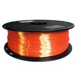 Silk Orange PLA Filament 1.75mm 3D Printer Filament 1KG 2.2 LBS Spool 3D Printing Material CC3D Shine Silky Shiny Metallic Metal Gold Silver Copper Bronze PLA Filament