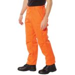 Rothco BDU Pants Mens Utility Hiking Workwear Cargo Pants,Blaze Orange