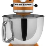 KitchenAid KSM150PSTG Artisan Series 5-Qt. Stand Mixer with Pouring Shield – Tangerine