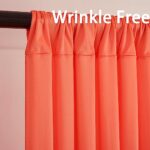 10×10 ft Wrinkle Free Orange Backdrop Curtains for Parties, Thick Fabric Backdrop Drapes for Wedding Party Background Birthday Decoration