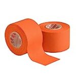 Mueller Sports Medicine Athletic and Sports Trainers Tape, First Aid Injury Wrap, 1.5″ X 10yd Roll, Orange, 2 pack