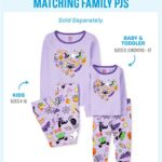 The Children’s Place Baby Kids 2 Piece Halloween Pajamas, Cotton, Purple Candy, 10