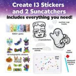 Creativity for Kids Big Gem Diamond Painting Kit – Halloween Stickers and Suncatchers, Halloween Crafts for Kids Ages 6-8+, Diamond Art for Kids