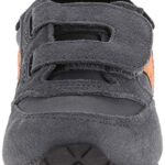 Saucony Unisex-child Baby Jazz Hook & Loop , GREY/ORANGE, 7 M