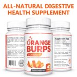 Orange Burps D-Limonene Softgels | Orange Peel Extract for Digestive Health | Non-Harmful Solution for Acid Reflux & Heartburn | Easy-to-swallow & each Bottle Contains 500mg, 40 Capsules | Gluten-Free