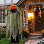 Halloween Decorations Outdoor – 6 Ft. Large Animated Root of Evil Prop with Spooky Sound – Sound & Touch Activated Sensor – Animatronic Scary Props Decor for Home Party Indoor Outside Yard Decoration