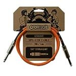 Orange Crush 3′ Speaker Cable with Jack to Jack Connectors, Orange