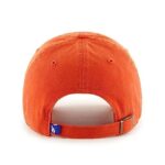 ’47 Los Angeles Dodgers Mens Womens Clean Up Adjustable Strapback Orange Hat with White Logo