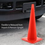 Honeywell Safety Products 28′ High Visibility Orange Safety/Traffic Cone Orange