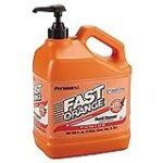 Permatex 25219 Fast Orange Pumice Lotion Hand Cleaners, Citrus, Bottle with Pump, 1 gal