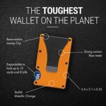 Mountain Voyage Co – Men’s Minimalist Credit Card Holder (Matte Orange)