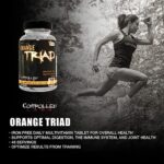 CONTROLLED LABS Orange Triad Daily Multivitamin for Men and Women, 45 Servings, Iron Free Supplement for Digestion, Immune System, and Joint Health