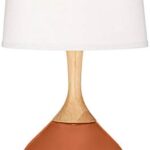Color + Plus Wexler Robust Orange Modern Table Lamp
