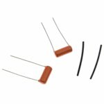 Set of 2 Sprague Guitar Bass 225P Orange Drop Capacitor Caps .047uF 200v Guitar Tone Cap Capacitors