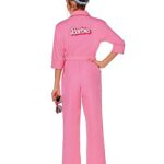 Spirit Halloween Barbie the Movie Kids Pink Power Jumpsuit | Officially Licensed | Barbie the Movie Kids Costumes – M
