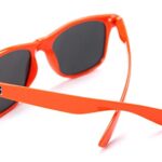 NCAA Syracuse Orange SYR-1 Orange Frame, Blue Lenses Sunglasses, One Size, Orange
